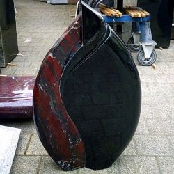 Super Black / Iron Red pol.