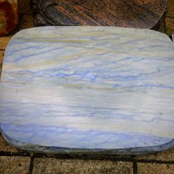 Azul Macaubas poliert / bossiert